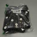 Cicy Bell Womens Polka Dot Barrel Jeans Baggy Wide Leg Denim Pants (Black, 16)