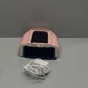 96W Rechargeable UV LED Nail lamp,Cordless Nail Dryer with Removable Stainless Steel Bottom,Professional Curing Lamp for Fingernail and Toenail, Auto Sensor & Quick Dry Nail Machine (Pink)