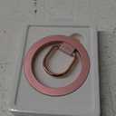 AUROX Magnetic Phone Ring Holder for Magsafe Phone Grip Adjustable Magnetic Phone Grip Kickstand for MagSafe Accessories Finger Ring Grip Stand for iPhone 16/15/14/13/12 Series (Pink)