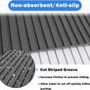 HZCHIONE Boat Flooring EVA Foam Boat Decking Dark Gray 94"x45" Non-Slip Boat Mat Self-Adhesive Foam Boat Deck Flooring Carpet Mat Rolls for Kayak Deck Boat Yacht Flooring Motorboat