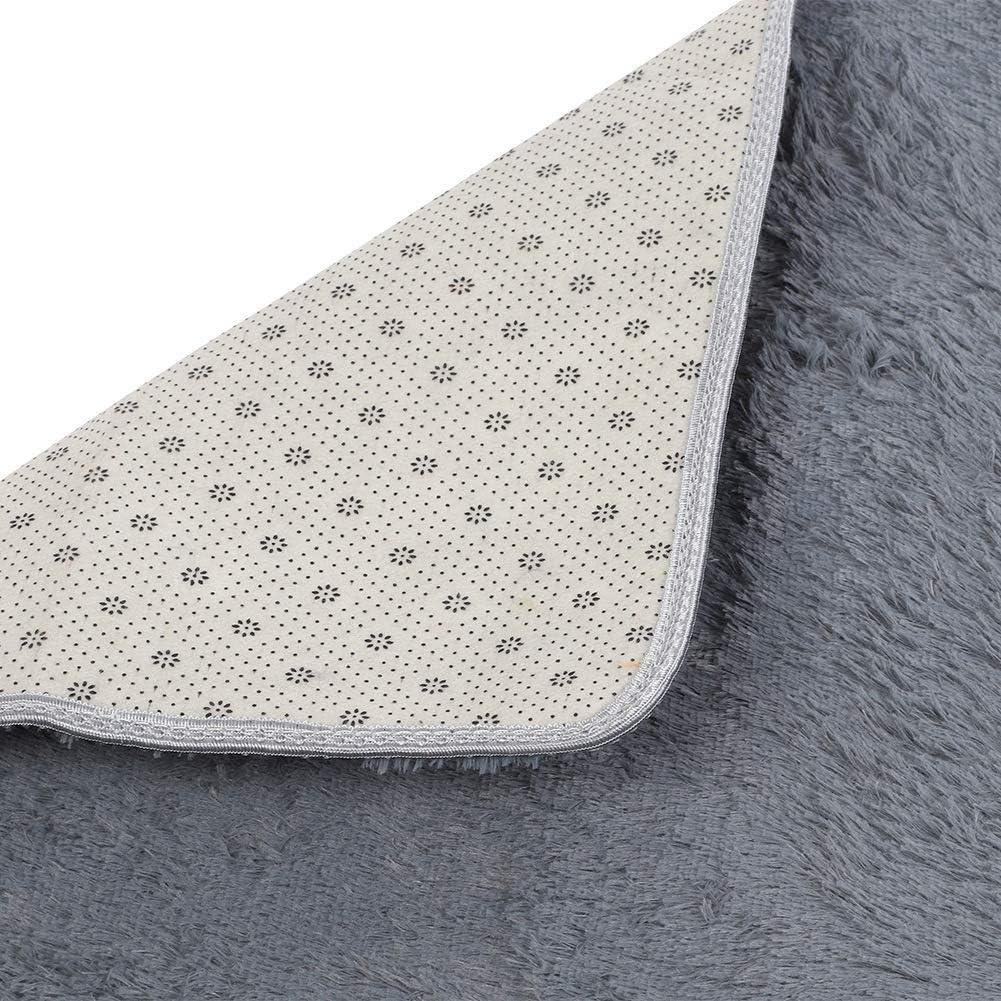 Household Carpet Thicken Carpet, Floor Carpet Soft Indoor Modern Carpet Living Room Nonslip Yoga Rug Home Decor (Silver Grey) (Beige) (Silver Grey) (120*160cm)
