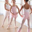 Toddler Girls Tights Dance Ballet Footed Leggings Ultra Soft Stockings for Kids Students (Pink, S)