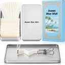Eaasty Paper Incense Kits - 80 Pcs Burning Paper Incense with Tin Case and Clips - Quick Usage - Eliminating Bathroom, Kitchen Odors - Aromatherapy Gifts for Women(Ocean Blue Mist)