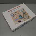 ATOYUS Montessori Busy Board Toys for Toddlers, Wooden Sensory Activity Toys for Kids, Learning Educational Travel Toy, Fine Motor Skills Christmas Birthday Gifts for Boys Girls