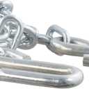 CURT 80030 48-Inch Trailer Safety Chain with 7/16-In S-Hooks, 5,000 lbs Break Strength