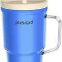 Toddler Cups  9 oz Adorable Miniature Tumbler with Leak-Resistant Straw and Toddler-Friendly Handle, Encourages Hydration, Easy to Clean, Sippy cups for Toddlers 1-3BPA Free silicone (Ocean)