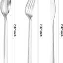 DaYammi 150 Pcs Silver Plastic Silverware, Silver Disposable Cutlery Heavy Duty Disposable Silverware Include: 50 Plastic Forks, 50 plastic Spoons and 50 Knives for Party Wedding