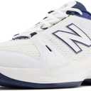 New Balance Men's Fresh Foam X 1007 V1 Tennis Shoe, White/ Navy, 10.5 Wide