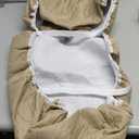 Bumkimue Ironing Board Cover and Pad, Standard Size 15x54, Thickening Padding, Elastic Edge, Resist Scorching and Staining, Adjustable Fastener, Heavy Duty Padded Iron Board Cover (Brown)