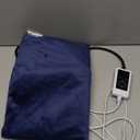 RIOGOO Pet Heating Pad, Electric Heating Pad for Dogs and Cats with Timer, 6 Level Adjustable Temperature Dog Heated Blanket (Blue, S: 20x15)