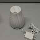 InnoGear Essential Oil Diffuser, Ultrasonic Diffusers for Home Aromatherapy Humidifier for Bedroom Room 7 Colors LED 2 Mist Mode Auto Off, White Grey