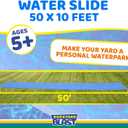 BACKYARD BLAST Giant Slip and Slide for Adults and Kids - Heavy Duty Large Slip n Slide Water Slide for Kids Backyard Outdoor Water Play Includes Inflatable Riders, 50 Ft
