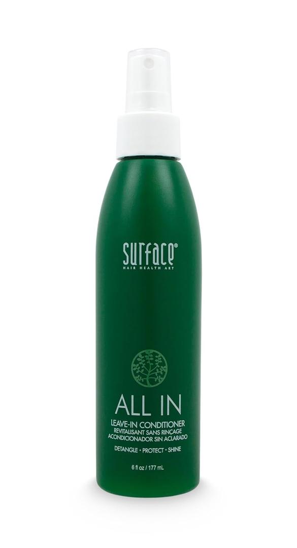 SURFACE Hair ALL IN Leave In Conditioner - Detangles, Controls Frizz & Strengthens for All Hair Types- 6 fl oz