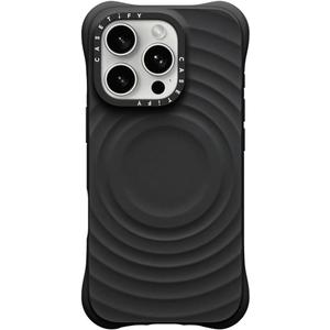 CASETiFY Ripple Case for iPhone 16 Pro [Silicone / 6.6 ft. 2X Military Grade Drop Protection/Compatible with Magsafe] - Black