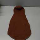 Koneseve Dog Hoodie & Cat Sweater, Warm Fleece Hooded Soft Winter Sweatshirt for All Breeds, Cozy Pet Clothes, Brown, L