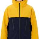 Gogokids Boys Girls Rain Jacket Lightweight Sportswear Water Resistant Raincoat Hooded Windbreaker Outdoor 4-12Y