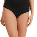 OVRUNS Camel Toe Bikini Bottoms High Waisted Swimsuit Bottom Tummy Control Waterproof UPF 50+ Bathing Suit for Women XL
