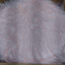 BIRDROCK HOME Pink Faux Fur Vanity Stool Chair - Soft Furry Compact Padded Seat - Vanity, Living Room, Bedroom and Kids Room Chairs - Hair Pin Metal Legs Upholstered Decorative Furniture Foot Rest