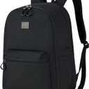 Hanke 18 Inch Expandable Travel Backpack for Women, Personal Item Backpack Work Backpack Woman Men Casual Daypack Backpacks Carry On Bag Backpacks for Airline Approved(Black)