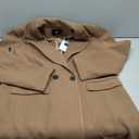 IDEALSANXUN Long Wool Coats for Women 2025 Trench Coat Fall Jackets Winter Coat Dressy Tweed Blazers Peacoat, Dark Khaki, XL