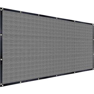 FAIR WIND Shade Cloth 90% Sun Shade Fabric Privacy Screen Shade Cover Patio Canopy with Grommets Shade Net for Garden Outdoor Pergola 6 x 10 FT - Grey (Gray)