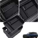 Double Layer Center Console Organizer Tray Storage Box for Hyundai Palisade 2026 (Only fit 7-Seater with Dual-Opening Center Console), Interior Accessories Insert Tray for 2026 Palisade, Black