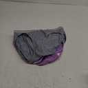 Fruit of the Loom Women's Eversoft Cotton Underwear Multipacks, Tag Free & Breathable (8, Bikini - Grey/Blue/Purple)