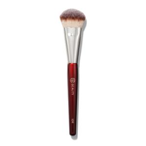 BK BEAUTY BRUSHES - 109 MINI CONTOURED FOUNDATION - Face Brush for Liquid or Cream Foundations - Bronzer, Blush & Highlighter Makeup Brush