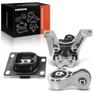 A-Premium 3PCS Engine Motor Mount Transmission Mount and Torque Strut Mount Kit Compatible with Ford Focus 2008 2009 2010 2011, Automatic Transmission, Replace# 8S4Z6068A, 5S4Z6038CB