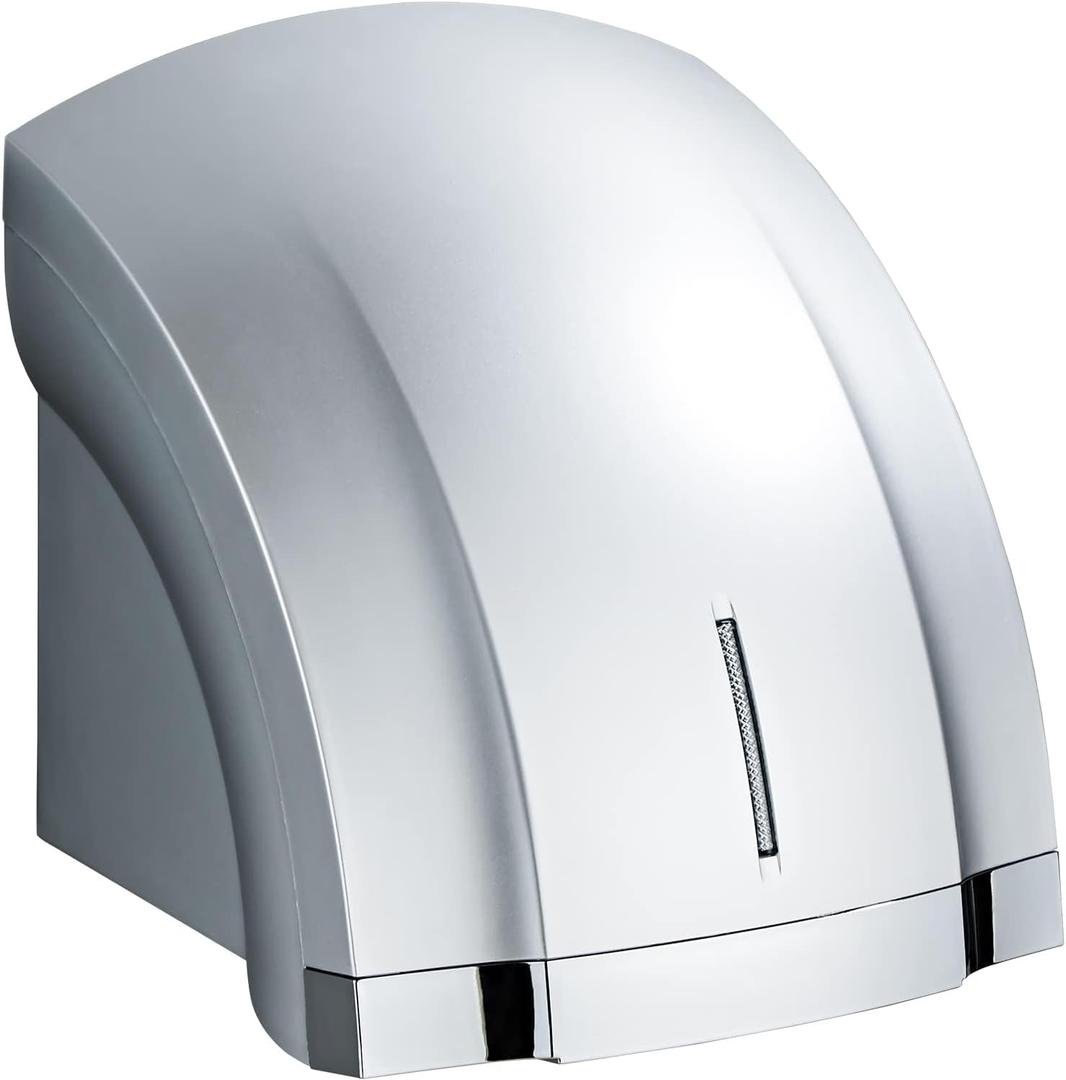 Hand Dryer for Home Bathroom Commercial - Electric Automatic Air Hand Dryers,LX-1003 Silver (Curve)