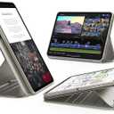 ESR for iPad Pro 13 Inch Case (M5/M4) 2025/2024, Rotating Case with Removable Magnetic Cover, Adjustable Portrait/Landscape Stand, 9 Standing Angles, Shift Series, Titanium