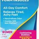 Dr. Scholl's Float-On-Air Comfort Insoles, Women, 1 Pair, Full Length (Dark Blue)