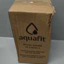 AQUAFIT 1 Gallon Water Bottle with Time Marker - Straw & Chug Lid - BPA Free Gym Water Bottle with Straw - Big Gallon Jug (Galaxy, 128 oz - 2 Lids)