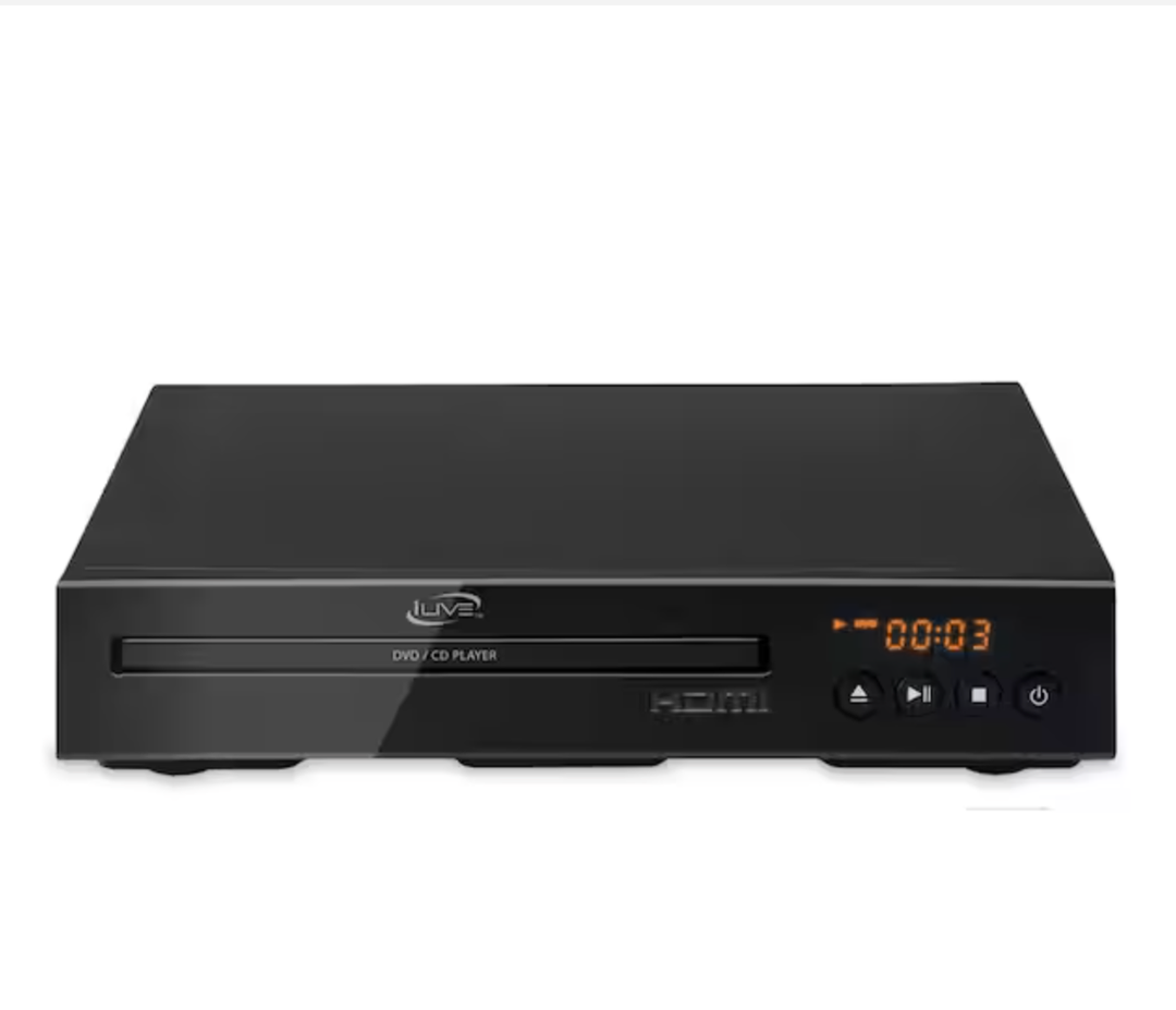 iLive HDMI 1080p DVD Player with HD Upconvert and Remote, DH300BI 