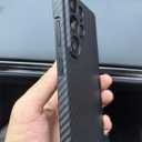 Ultra Thin Aramid Carbon Fiber Case for Samsung Galaxy S25 Ultra, Camera Full Cover Protection