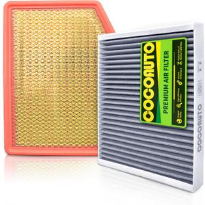 COCOAUTO Engine & Cabin Air Filter Kit for Silverado 1500 2500 (2019-2026), Sierra (2019-2026), Tahoe Yukon Suburban 2021+, Replace A3244C 84121219 13508023 13356916, NOT for Diesel 6.6L