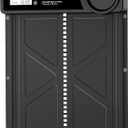 INNOLAND Automatic Chicken Coop Door - Large with Manual & Timer Mode, Automatic Chicken Door | Aluminum Alloy | Anti-Pinch | Large Programmable LCD Screen, Chicken Coop Door with Low Battery Warning (10.8"L x 1.6"W x 14.2"H, Black)