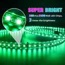 17inch Double Row Wheel Ring Light Kit w/Turn Signal and Braking Functionand Can Controlled by Remote and app Simultaneously with Lock Function