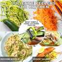 GANNK Potato Apple Vegetable Peelers for Kitchen, I and Y Peelers for Fruit Veggie Potatoes Carrot Cucumber, 3 in 1 Blade Spin Design With Julienne Function