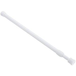uxcell Tension Curtain Rod, Adjustable 12 to 20 inches, 0.39" Dia White Spring Tension Rod No Drilling Expandable Tension Rod for Doorway, Kitchen