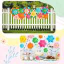 18 Pcs Mexican Paper Flowers Decor for Wall DIY Paper Fiesta Bulletin Board 3D Colorful Mexican Backdrop Decoration for Classroom Back to School Carnival and Holiday Party(Lotus-Shaped,Rainbow)