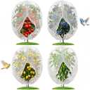 4PCS Insect Bird Barrier Mesh with Zipper Drawstring, Blueberry Bush Netting Cover Insect Bird Netting Tomato Protective Cover Garden Mesh Netting for Vegetables, Fruits, Trees, 3.94Ft x 4.92Ft