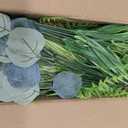 12 Bundles 4 Styles Artificial Plants Outdoor Summer Decor, UV Resistant No Fade Artificial Flowers Faux Plants Fern Lavender Eucalyptus Plastic Greenery Shrubs for Outside Porch Garden Home Cemetery