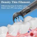 Replacement Toothbrush Heads Compatible with Oral b iO 3/4/5/6/7/8/9/10 Series Electric Toothbrush, Premium Grade Bristles, Black, 8 Pack