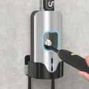 Automatic Toothpaste Dispenser Wall Mounted  Smart Touchless Toothpaste Squeezer with 3 Adjustable Levels, 2 Toothbrush Holders for Kids and Adults, Bathroom Essentials