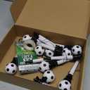 28 Set Valentine's Day Sports Cards with Ballpoint Pen Set - 2026 Soccer Pens Sports Cards for Valentine's Day School Classroom Kid Exchange Gift Birthday Party Favor