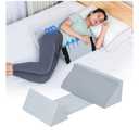 Fanwer Wedge Pillow for Side Sleeping, Back Pillow for Side Sleeper, Bed Wedges & Body Positioners for After Surgery, Anti Snoring, Back Pain, Preventing Bedsores