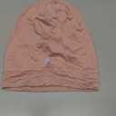 OLESILK Mulberry Silk Bonnet for Sleeping Women, Real Silk, Not Satin Pink (Medium)