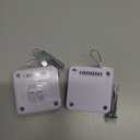 SHIMIDO Upgraded Retractable Automatic Door Closer - Tool-Free Installation, Powerful 3.5lb Pull Shuts Doors Completely - Compact Universal Fit for Screen, Sliding & Almost All Doors (2 Pack White)