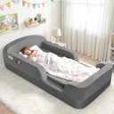 ENITYA Toddler Floor Bed with Mattress Included, No Assembly Needed, X-Large